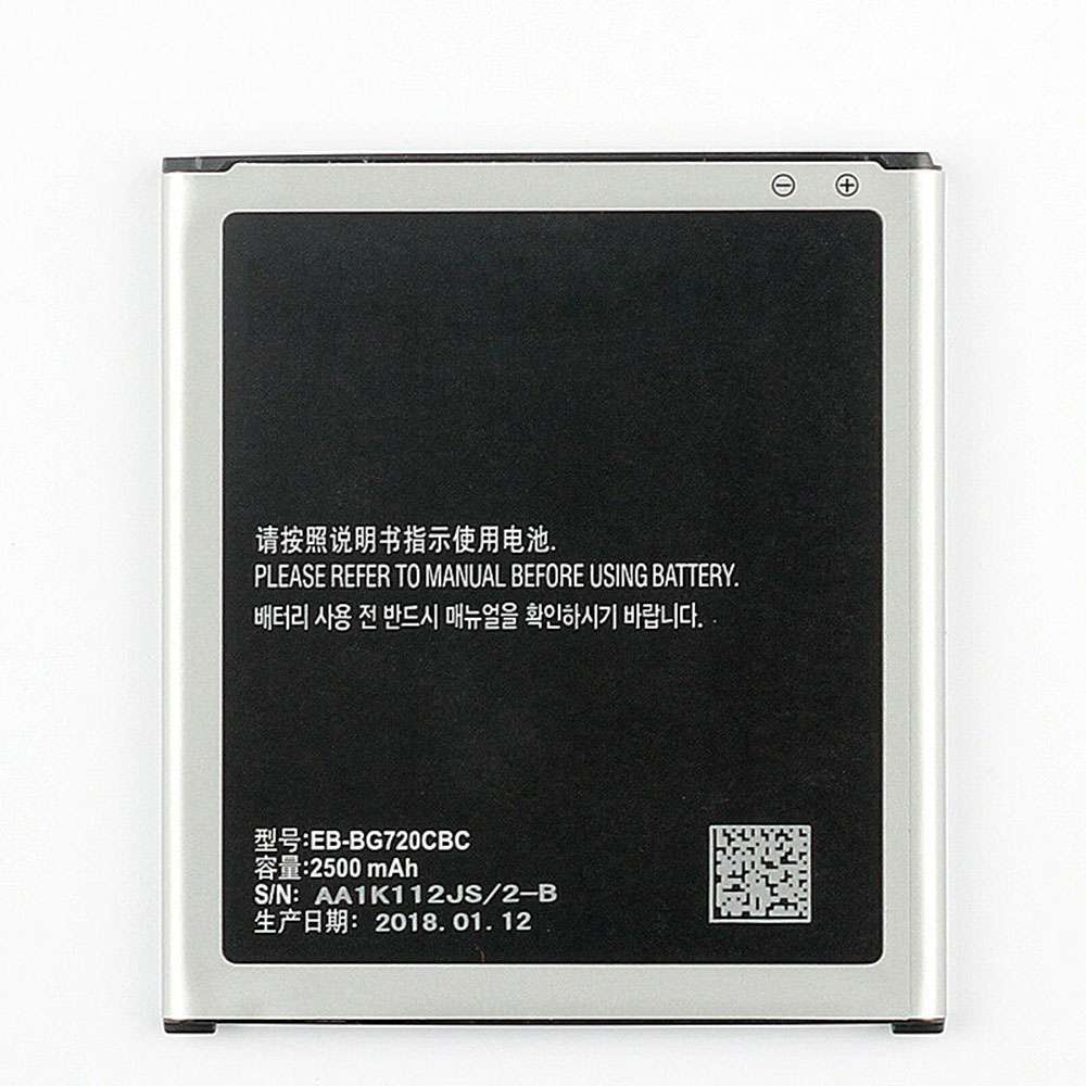 3.85V/4.4V 2500mAh/9.63WH EB-BG720CBC Smartphone Battery for Samsung Galaxy G7200 G7202 G7208 G7209 G720NO