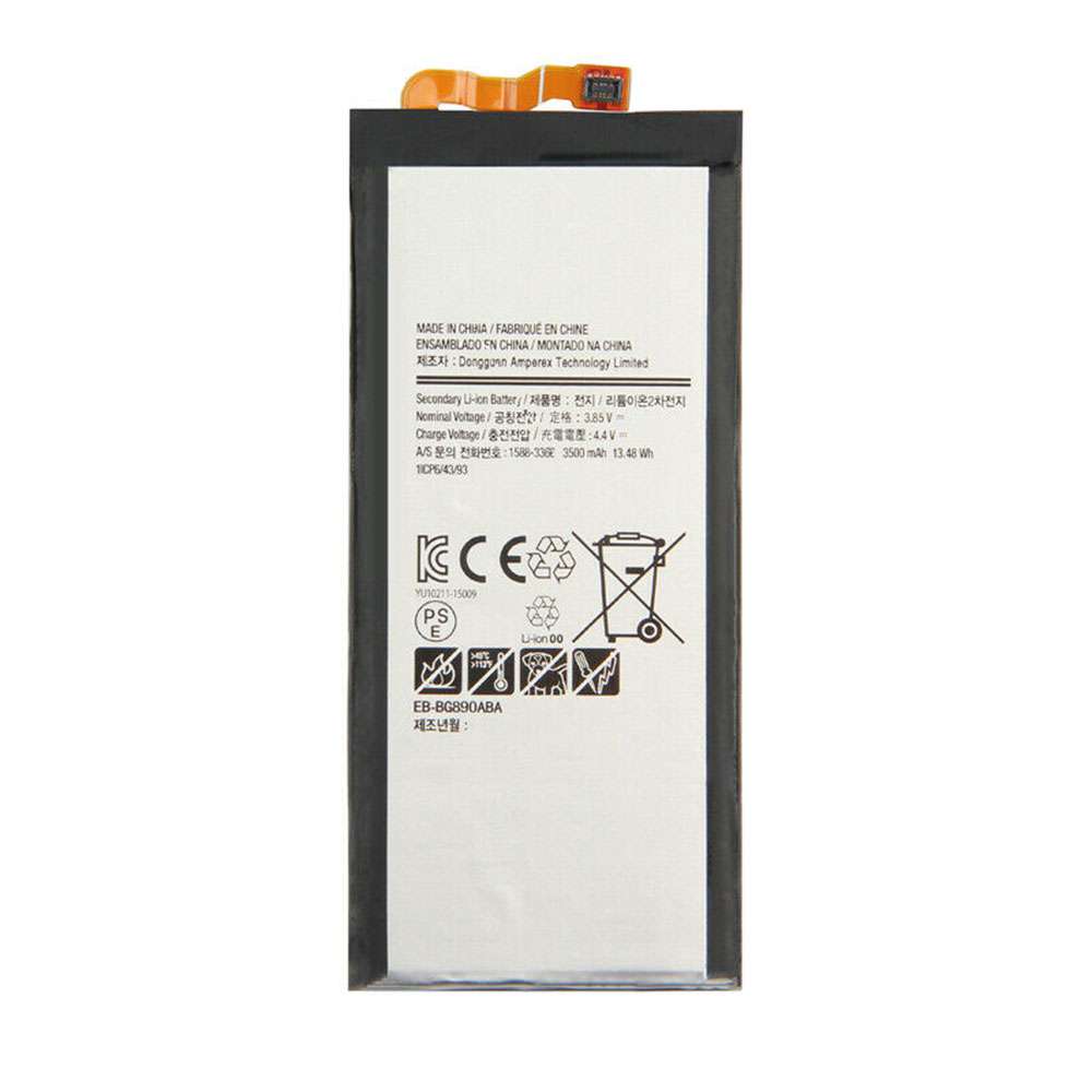 3.85V/4.4V 3500mAh/13.48WH EB-BG890ABA Smartphone Battery for Samsung Galaxy S6 Active G890A G870A