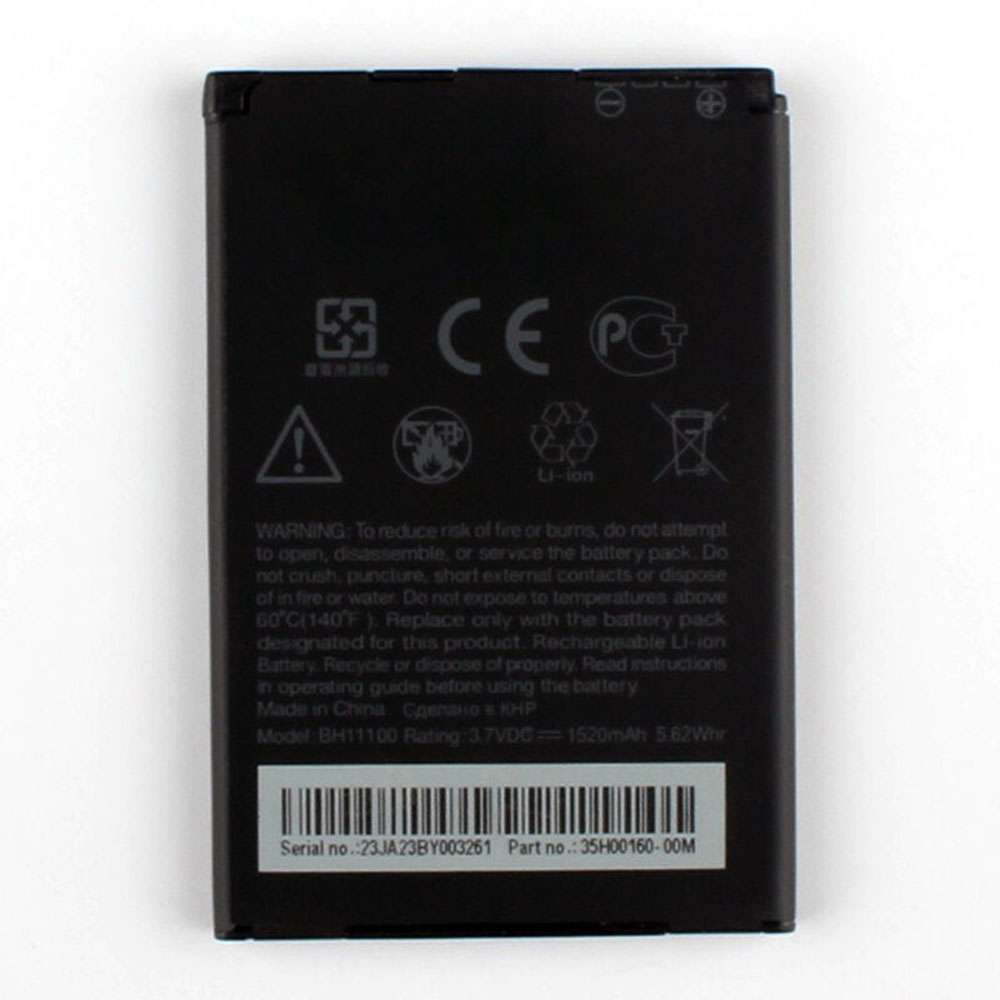 3.7V 1520mAh/5.62WH HTC G15 C510e Replacement Battery