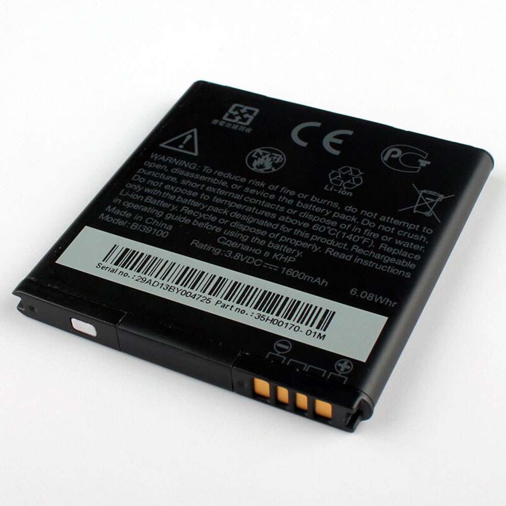 3.8V 1600mAh/6.08WH HTC Sensation XL X315E Titan G21 Replacement Battery