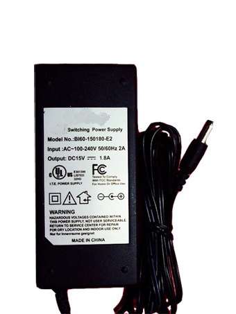 15V 1.8A 27W 100-240V~ 0.7A-0.4A, 50-60Hz BI60-150180-E2 Laptop Adapter for MEMOREX AC Power Adapter BI60-150180-E2 15V 1.8A 27W