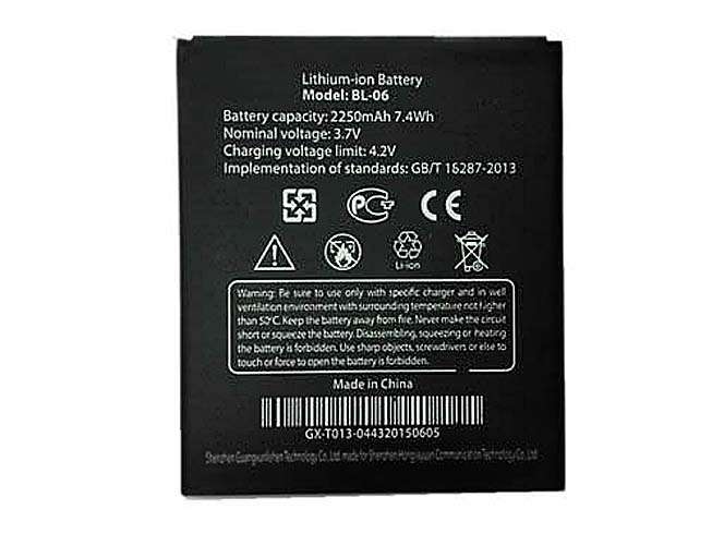 3.7V
 2250mAh T6S Smartphone Battery for Phone THL T6 BL-06 Pro