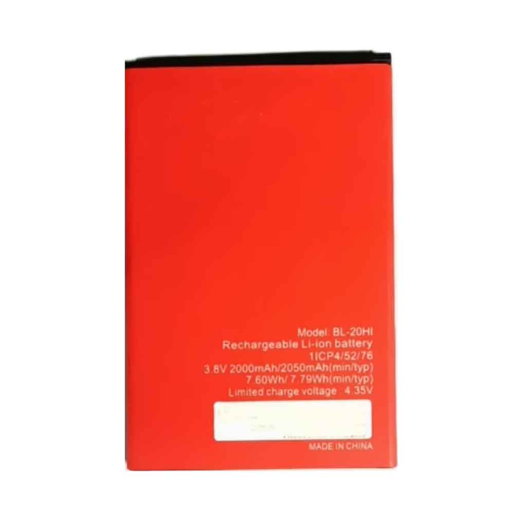 3.8V 2050mAh BL-20HI Smartphone Battery for Itel A23