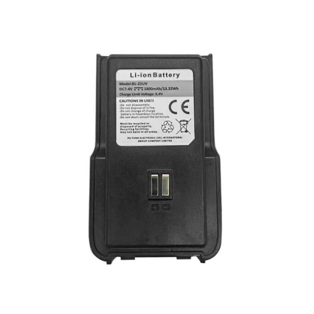 7.4V 1800mAh BL-22UV Radio Communication Battery for Baofeng UV-22/UV-G26 Pro