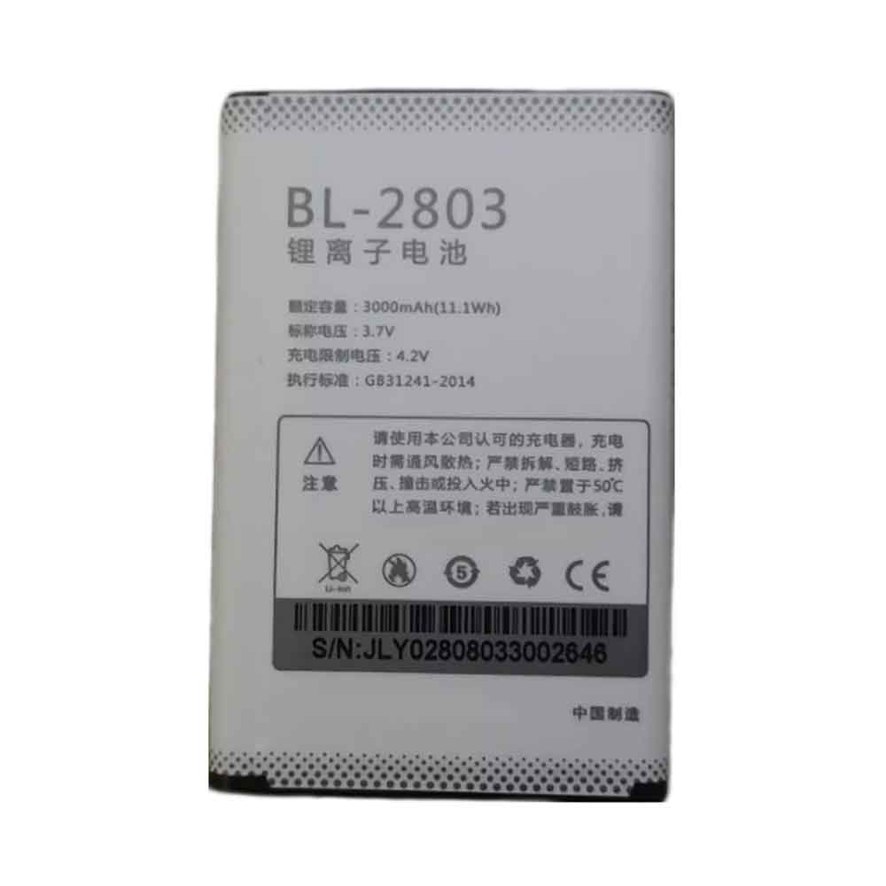 3.7V 3000mAh BL-2803 Smartphone Battery for Doov X1 2019