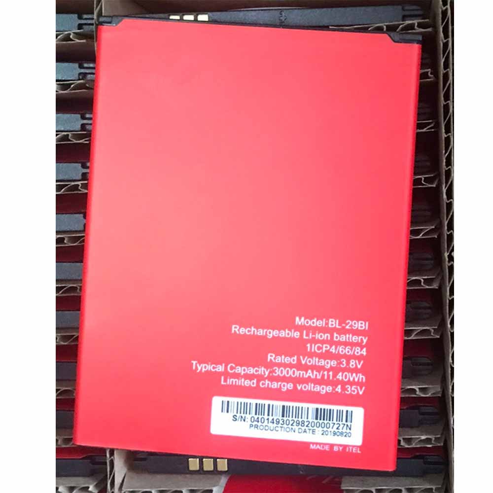 3.8V/4.35V 3000mAh /11.4WH BL-29BI Smartphone Battery for iTel S15 Pro A55/A55 LTE L6003P