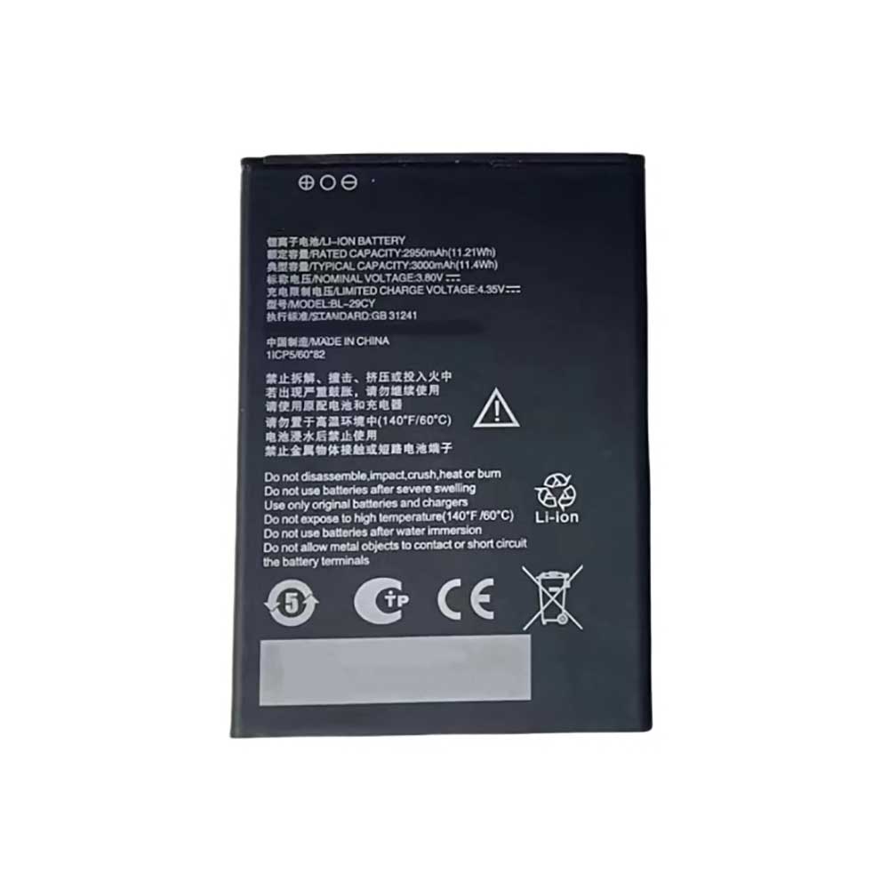 3.8V 3000mAh BL-29CY Smartphone Battery for ZTE BL-29CY