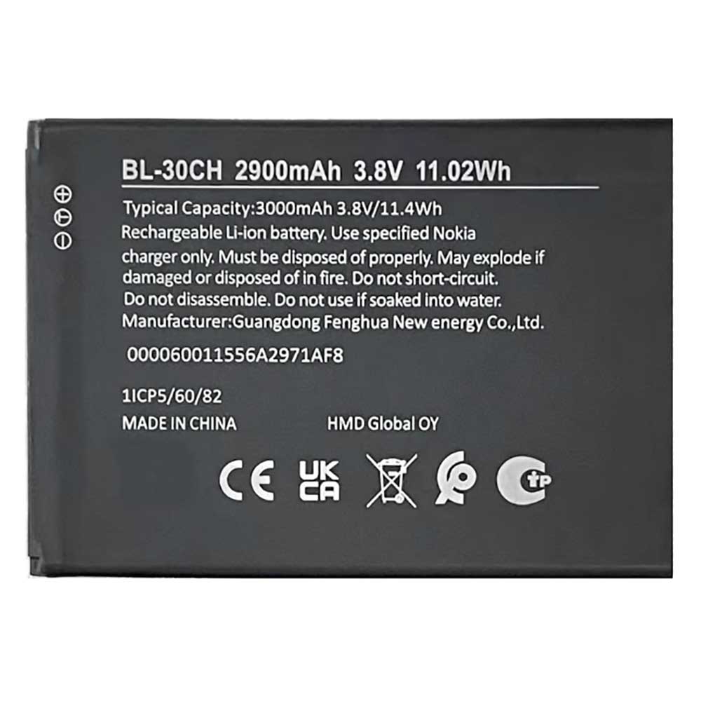3.8V 2900mAh BL-30CH Smartphone Battery for Nokia BL-30CH