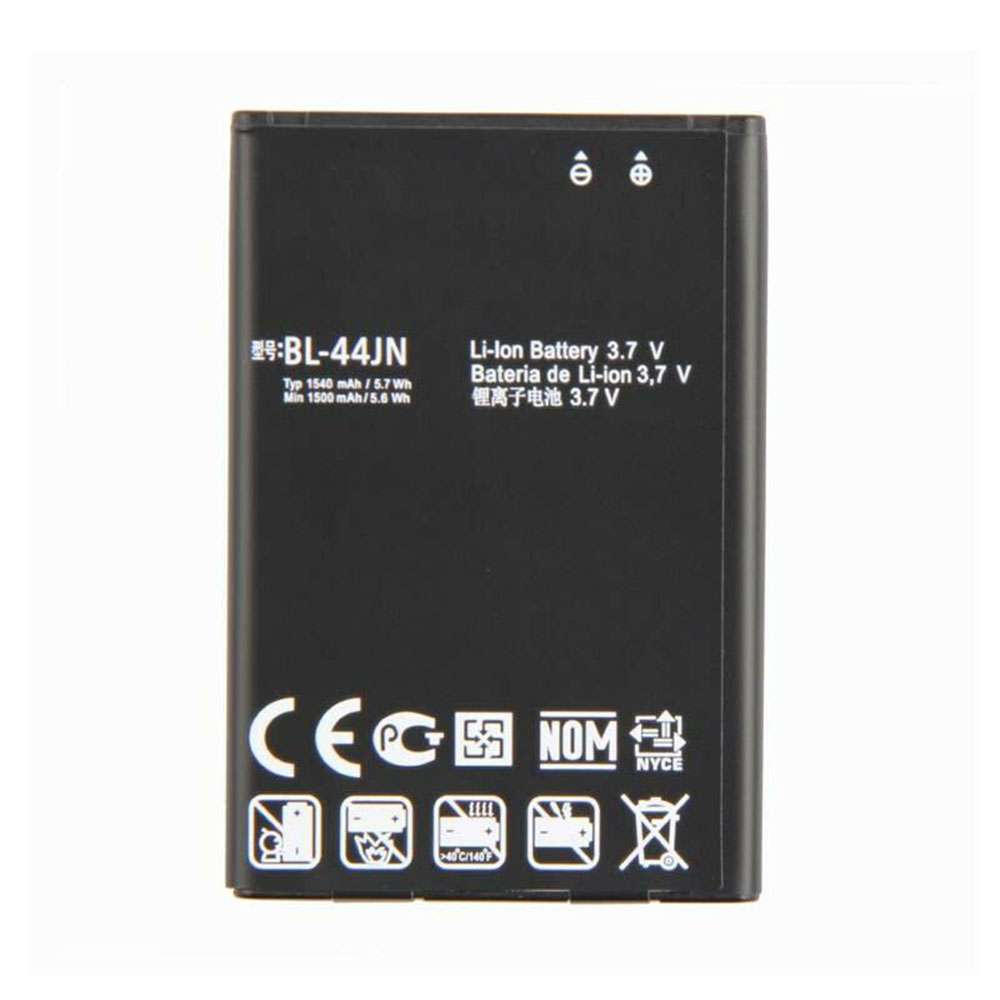 3.7V/4.2V 1500mAh/5.6WH BL-44JN Smartphone Battery for LG P970 E510 LGE510 P690 E730