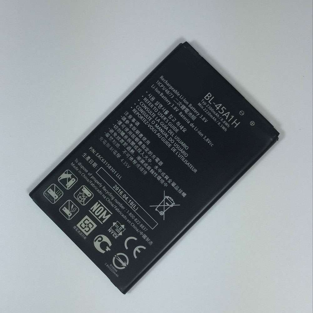 3.8V 2300MAH/8.8Wh BL-45A1H Smartphone Battery for LG K10  K425 K428 MS428 F670