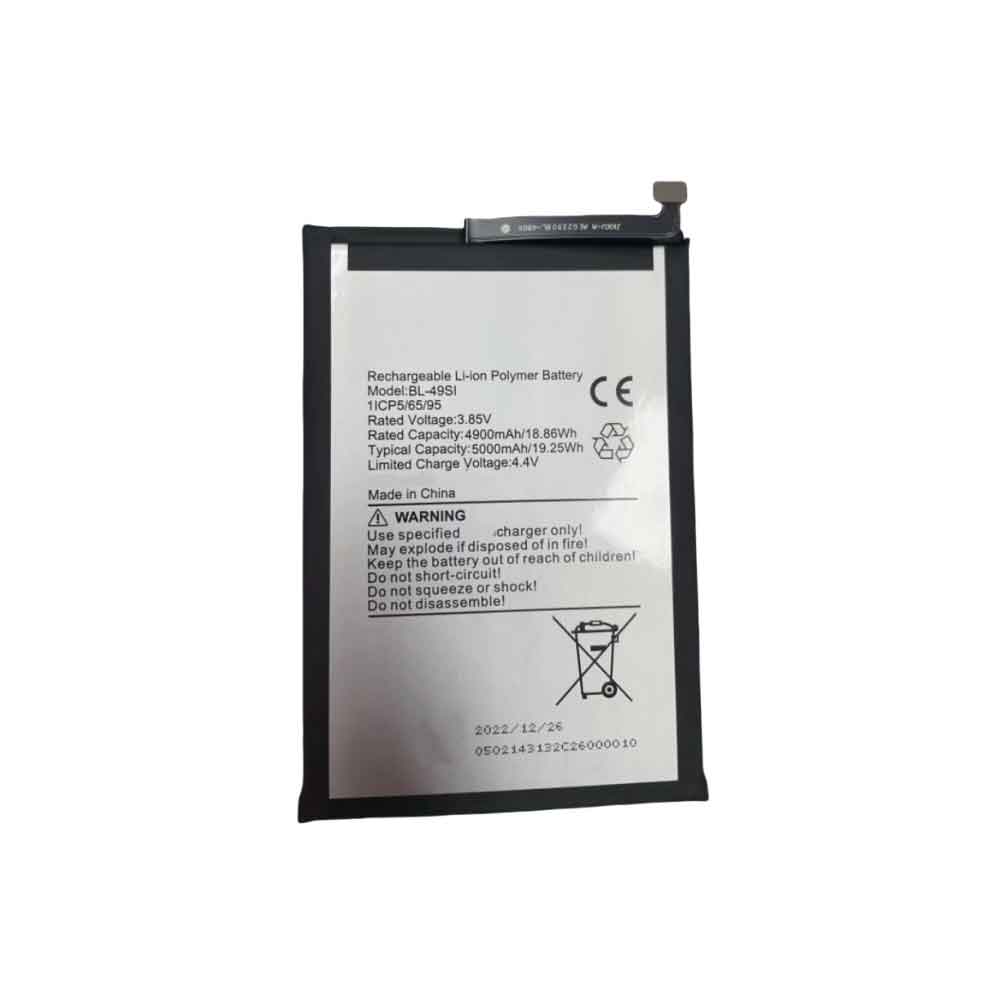 3.85V 5000mAh BL-49SI Smartphone Battery for Itel BL-49SI