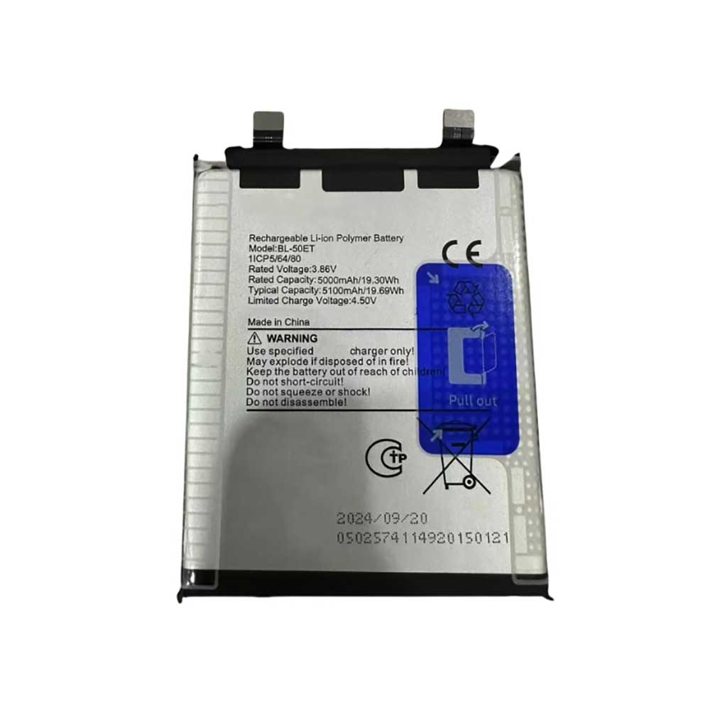 3.86V 5000mAh BL-50ET Smartphone Battery for Tecno BL-50ET