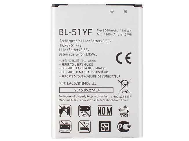 3.8DVC 3000mAh  LG G4 F500 H810 H815 LS991 VS986 Replacement Battery