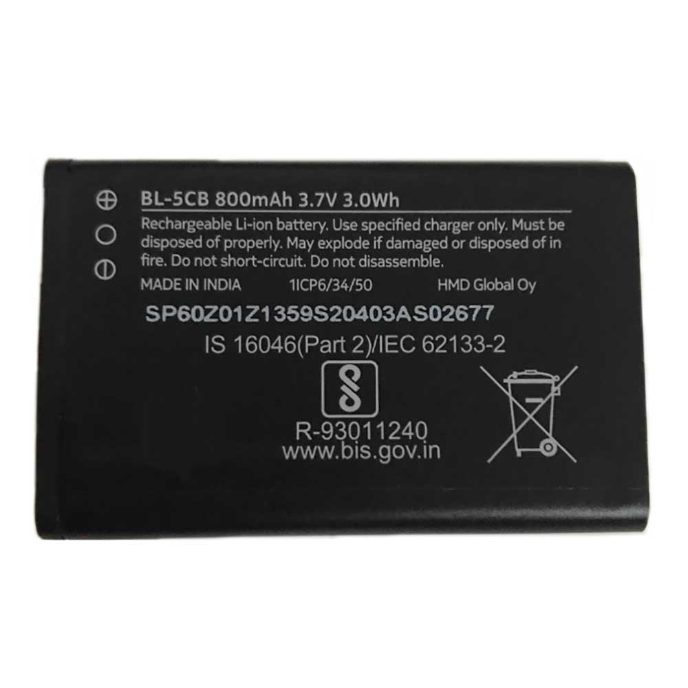 3.7V 800mAh BL-5CB Smartphone Battery for Nokia 105