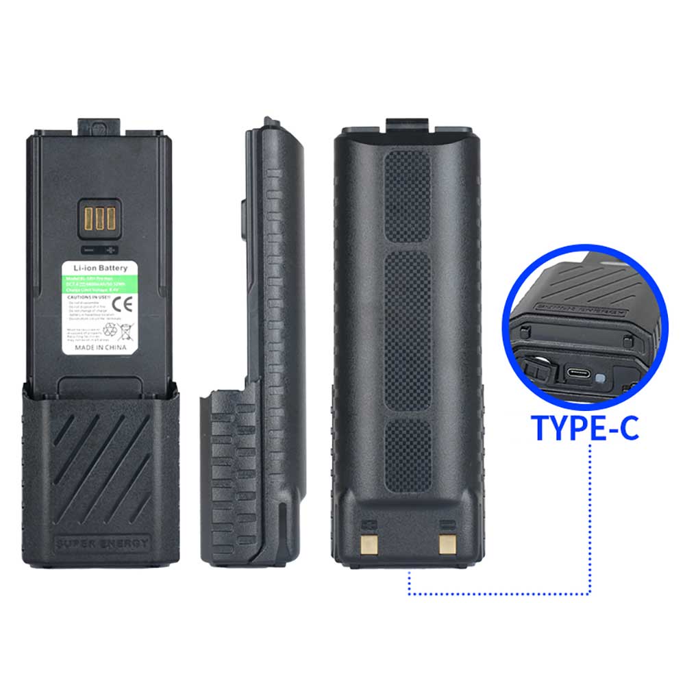 7.4V 6800mAh BL-5RH Radio Communication Battery for Baofeng BF-K5 Plus, UV-5RH, UV-5RM, GM-5RH, AR-5RM