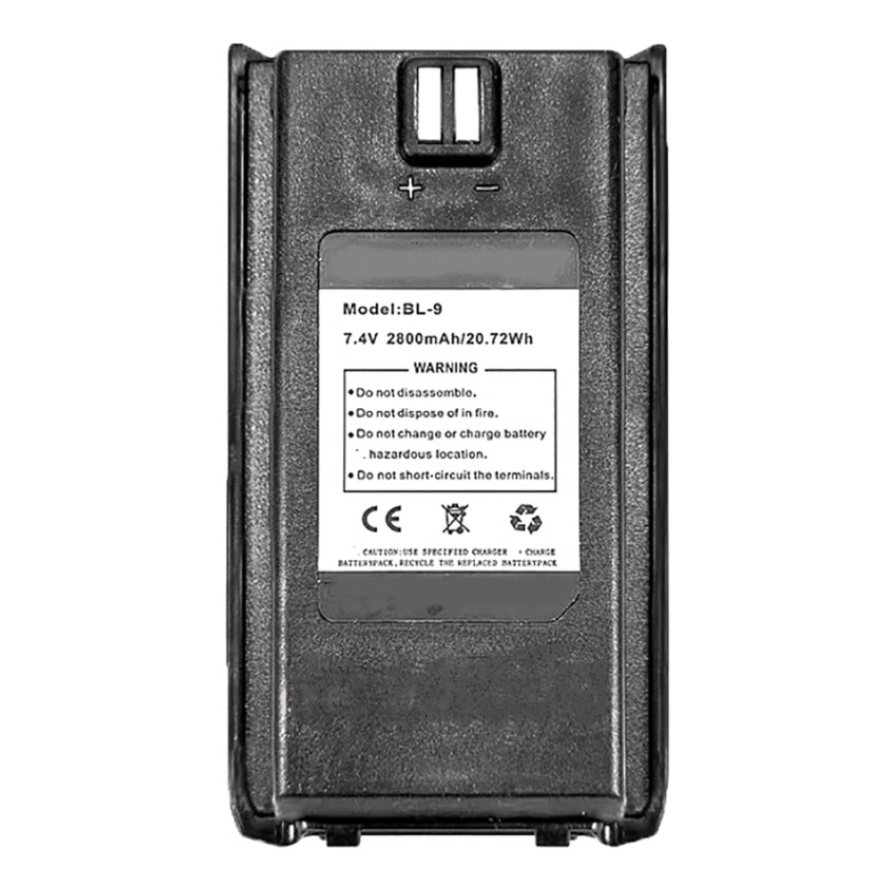 7.4V 2800mAh BL-9 Radio Communication Battery for BAOFENG BF-A58S