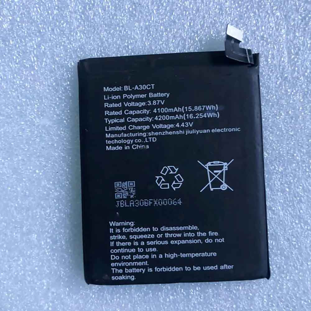 3.87V 4100mAh BL-A30CT Smartphone Battery for Koobee BL-A30CT