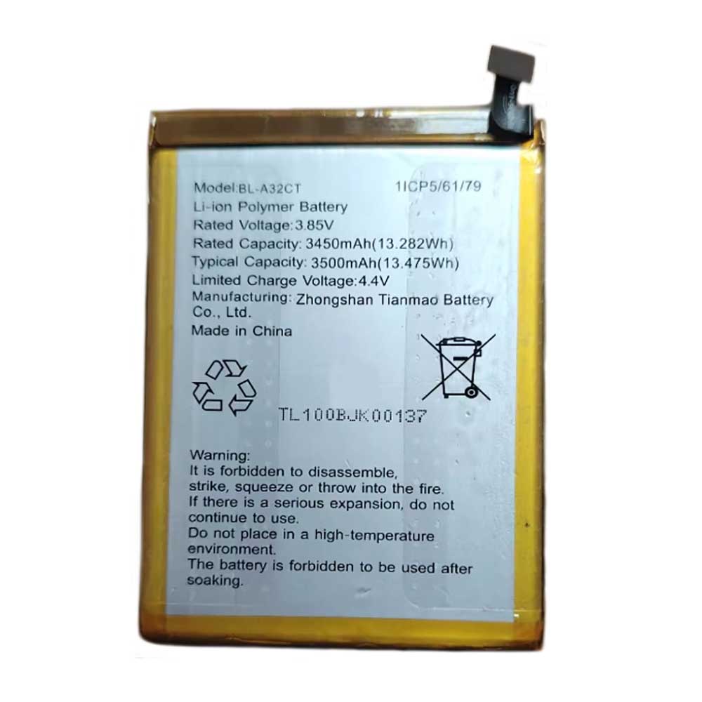 3.85V 3500mAh BL-A32CT Smartphone Battery for Koobee BL-A32CT