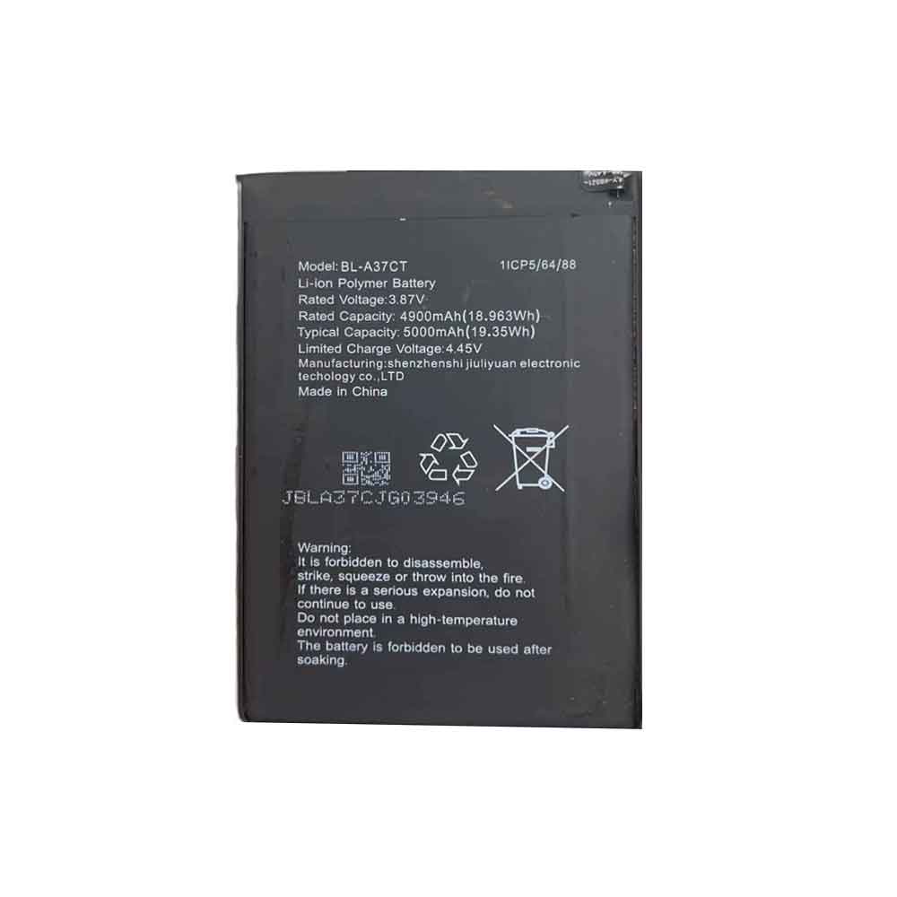 3.87V 5000mAh BL-A37CT Smartphone Battery for Koobee BL-A37CT