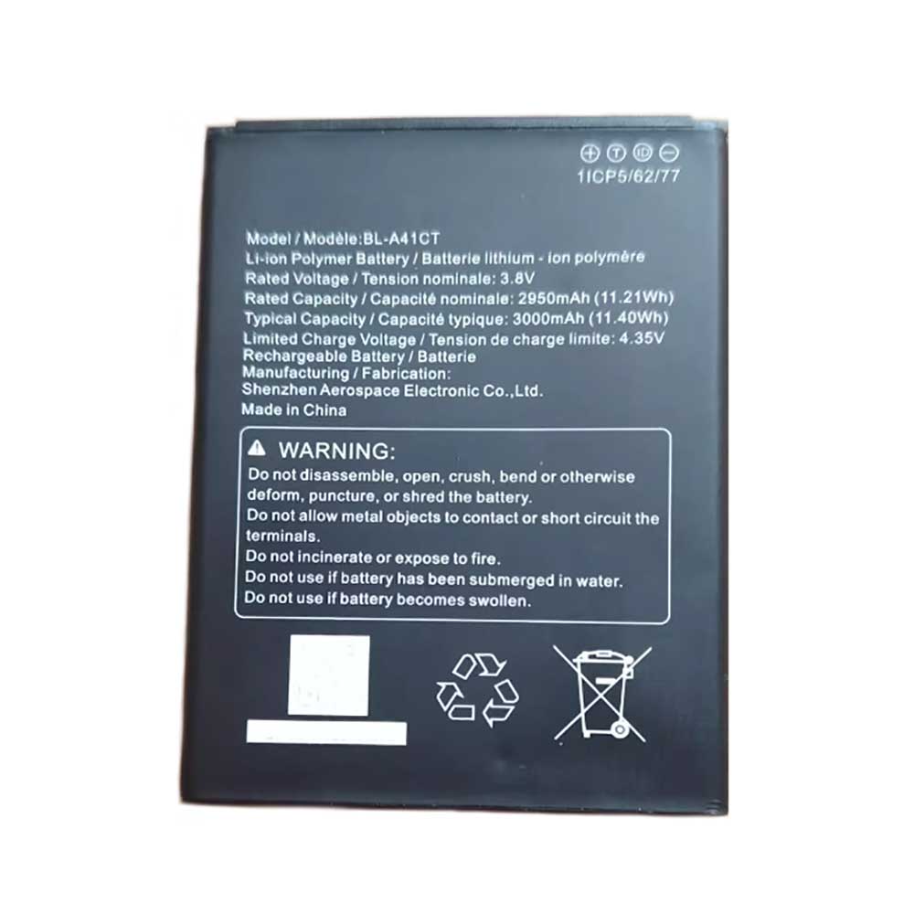 3.8V 3000mAh BL-A41CT Smartphone Battery for Koobee BL-A41CT