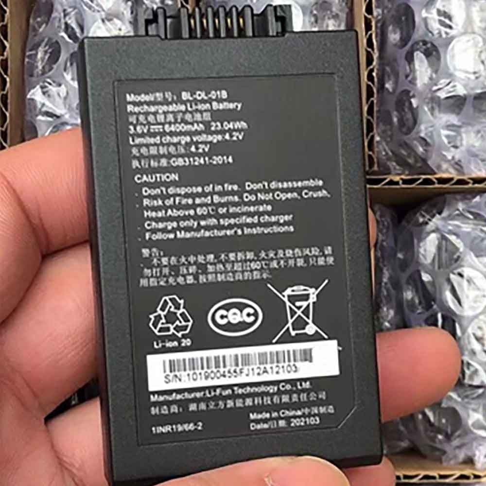 3.6V 6400mAh Ezviz BL3602 DL30V Replacement Battery