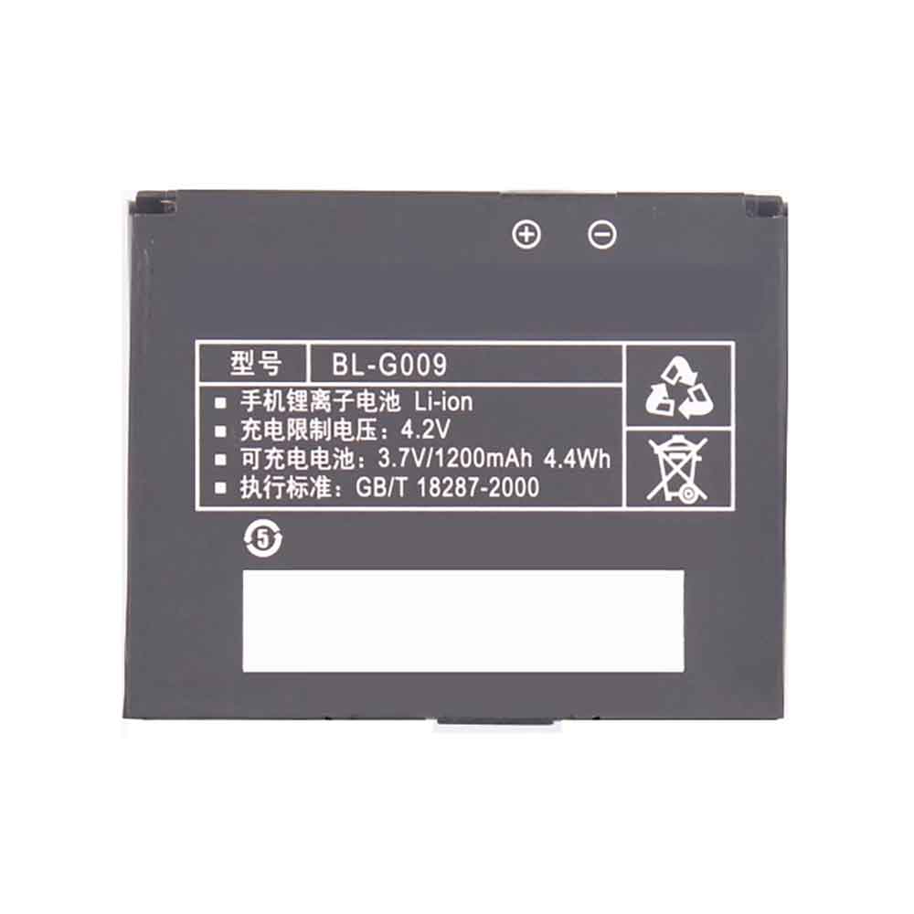 3.7V 1200mAh BL-G009 Smartphone Battery for Gionee A696 T600G V666