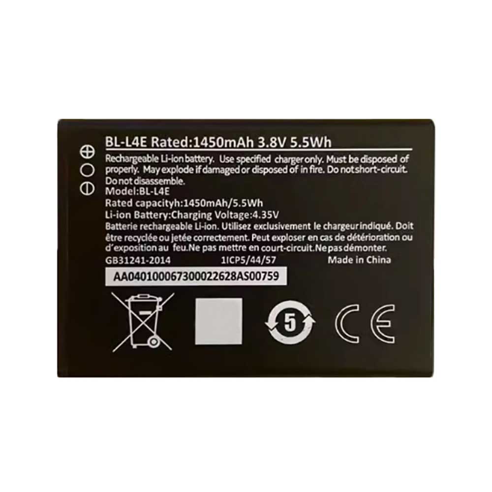 3.8V 1450mAh BL-L4E Smartphone Battery for Nokia 8210 4G