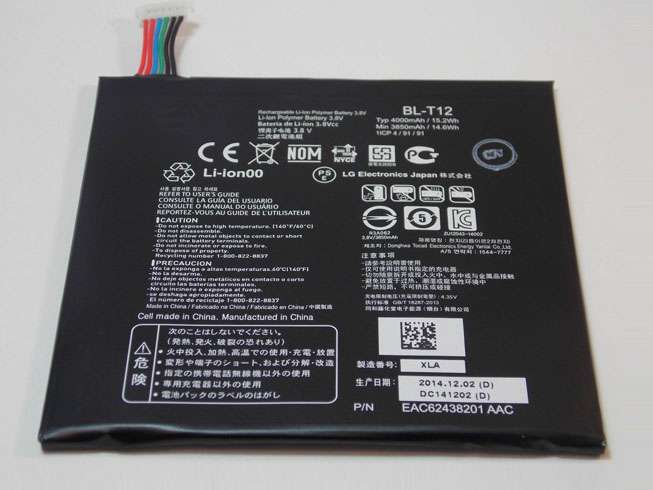 3.8V 4000MAH/15.2Wh LG G 

Pad 7.0 V400 V410 Replacement Battery