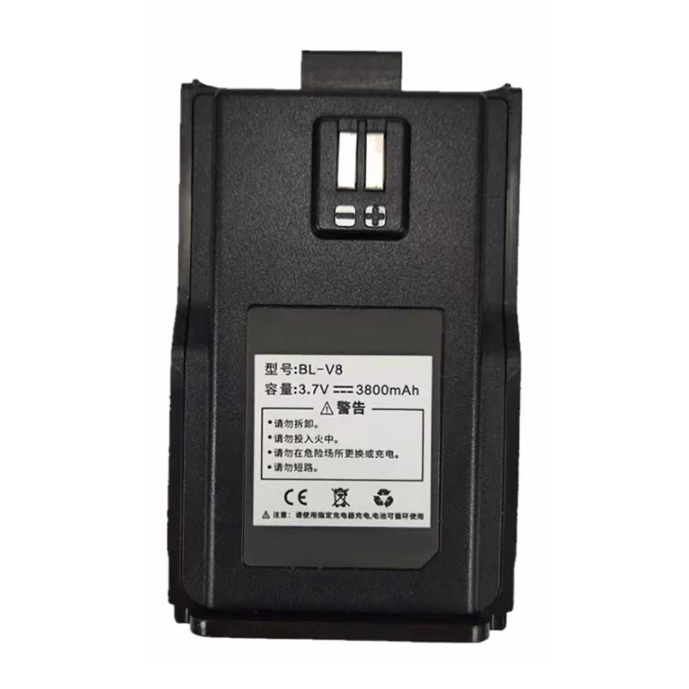 3.7V 3800mAh BL-V8 Radio Communication Battery for Baofeng BF-878 BF-88A