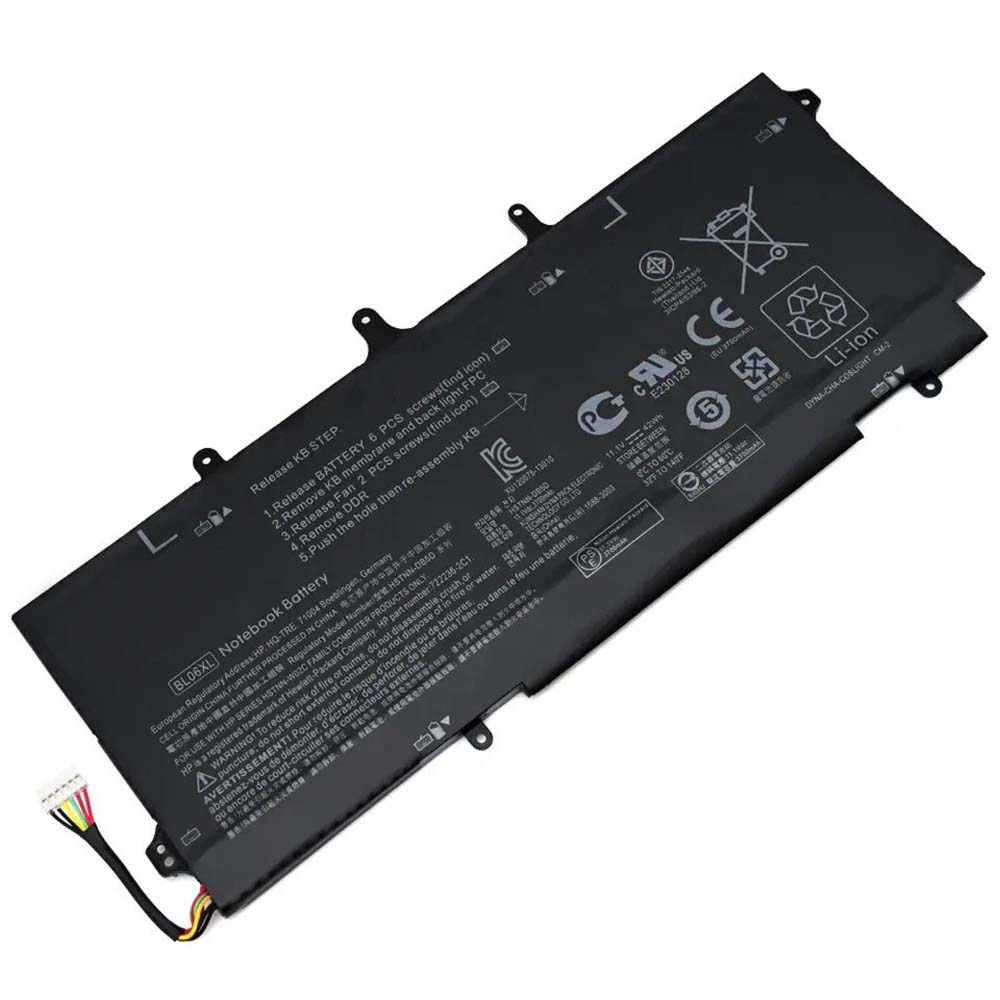 11.1V 3700mAh BLO6XL Laptop Battery for HP Elitebook 1040 G1 G2 HSTNN-DB5D BL06042XL