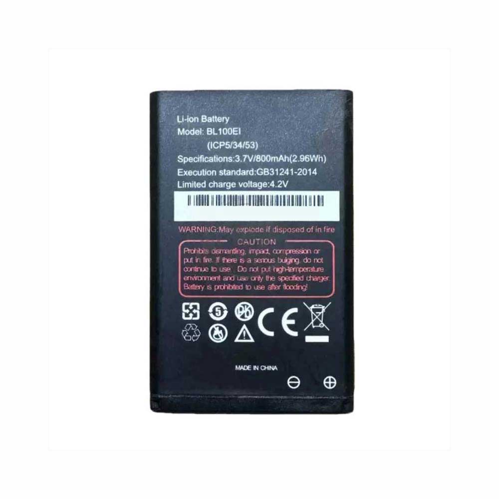 3.7V 800mAh BL100E1 Smartphone Battery for Ruggear BL100E1