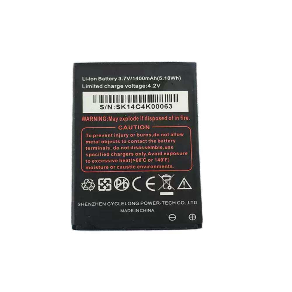  Smartphone Battery for Ruggear RG128 - 1400mAh 3.7V