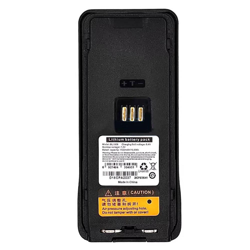 7.2V 1500mAh/10.8Wh BL1508 Radio Communication Battery for Hytera HP505/HP560/HP500/PDC580