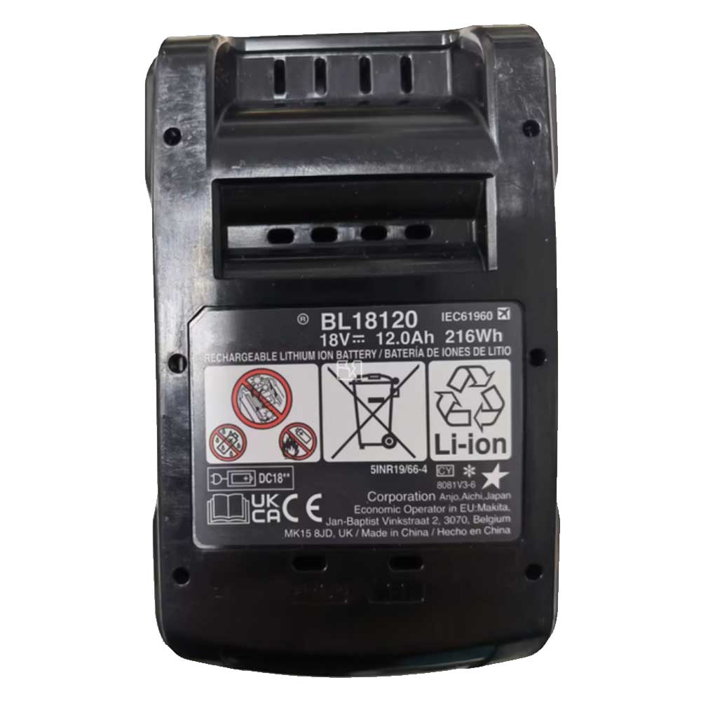 18V 12.0Ah BL1820 Power Tool Battery for Makita BL1820