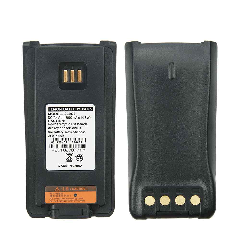 7.4V 2000mAh BL2006 Radio Communication Battery for Hytera PD700 PD702 PD780 PD782
