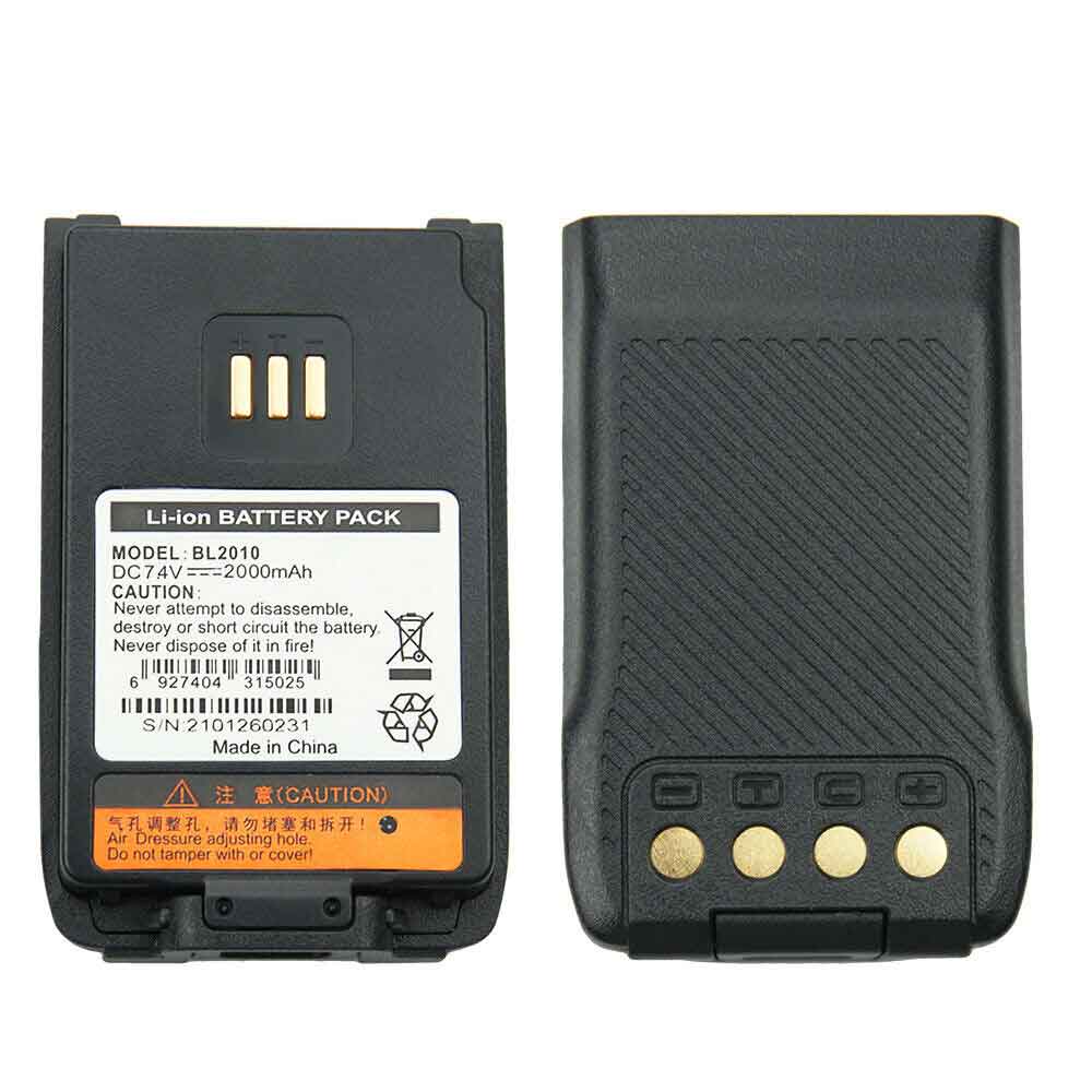 7.4V 2000mAh BL2010 Radio Communication Battery for Hytera PD502 PD602 PD500