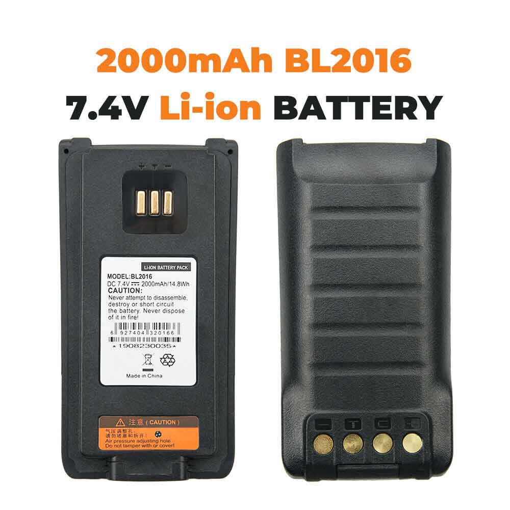 7.4V 2000mAh BL2016 Radio Communication Battery for Hytera PD985 PD985U