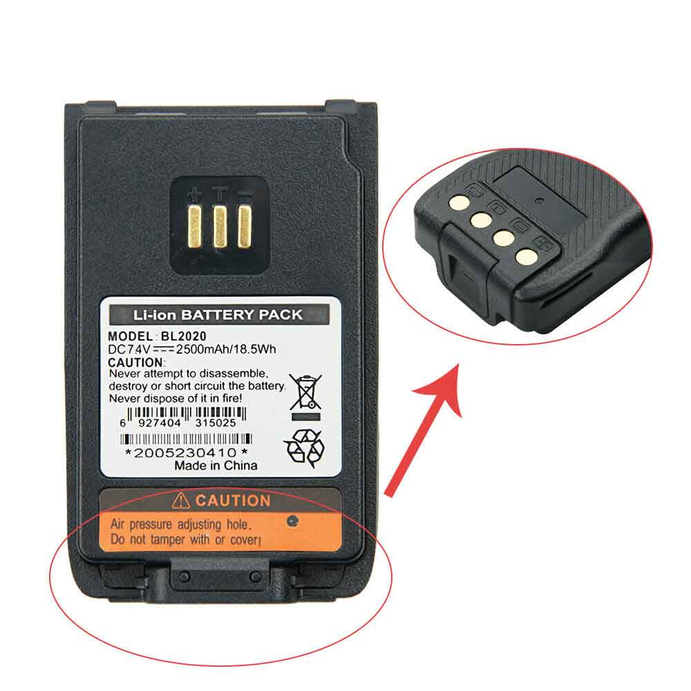 Hytera BL2020 BL1502 BL1504 BL2010 battery