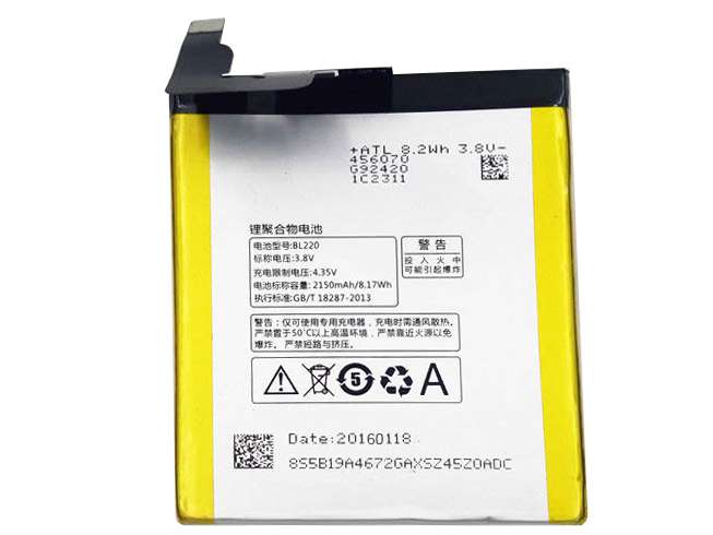 3.8V 2150mAh BL220 Smartphone Battery for Lenovo S850 S850T +Tools