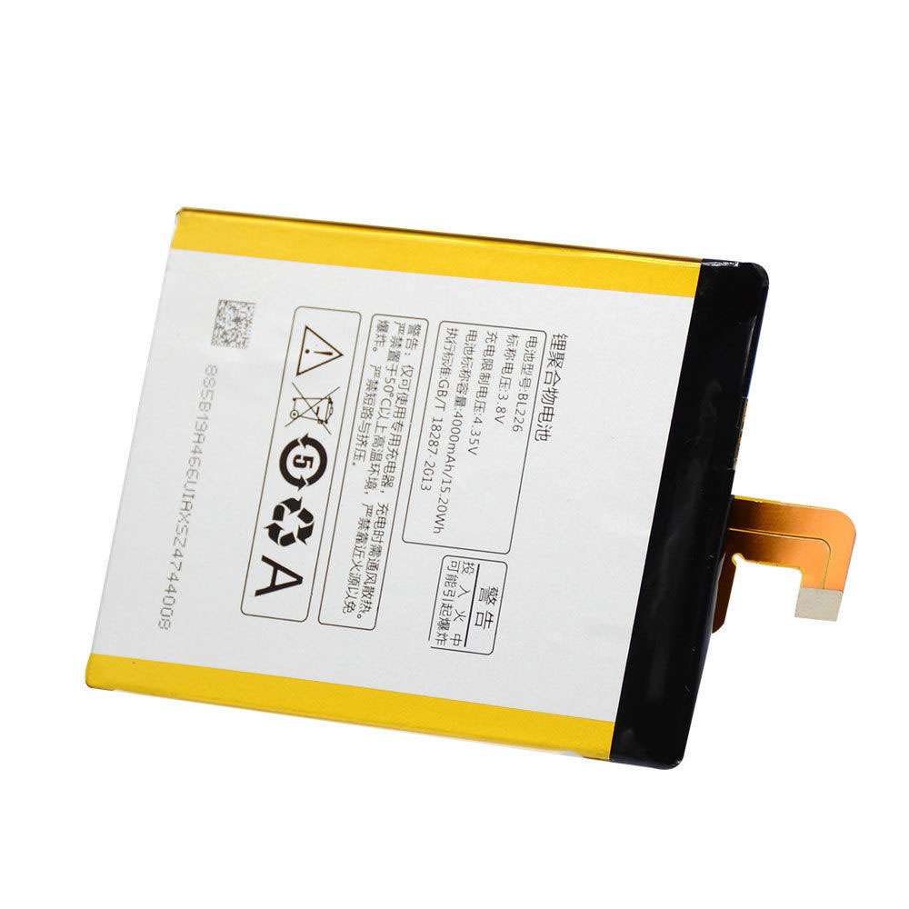 3.8V/4.35V 4000MAH/15.20Wh BL226 Smartphone Battery for Lenovo S860