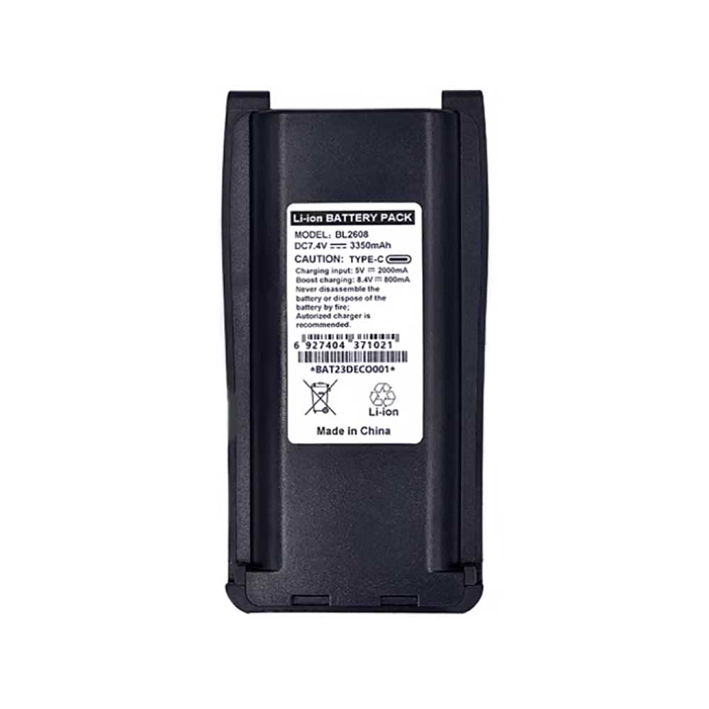 7.4V 3350mAh BL2608 Radio Communication Battery for Hytera TC700 TC710 TC780 TC780M