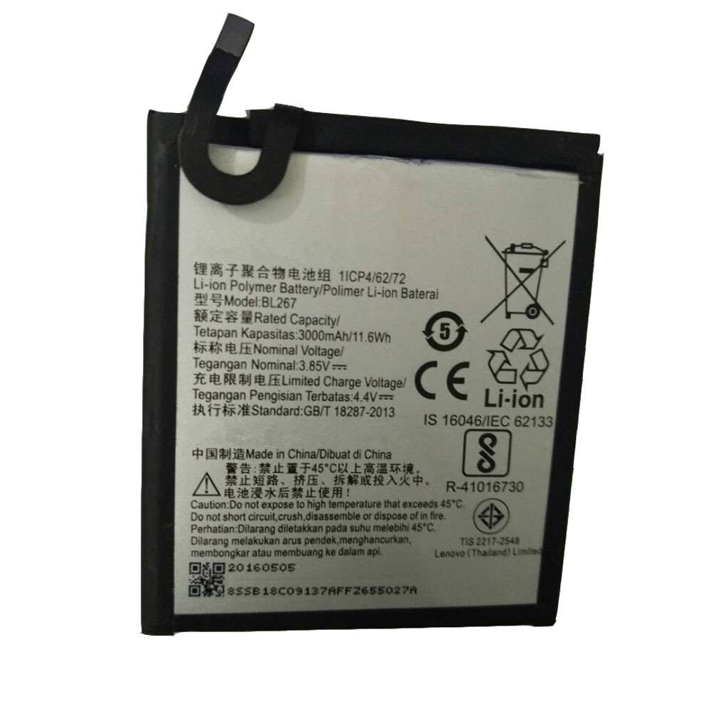 Lenovo Vibe K6 battery