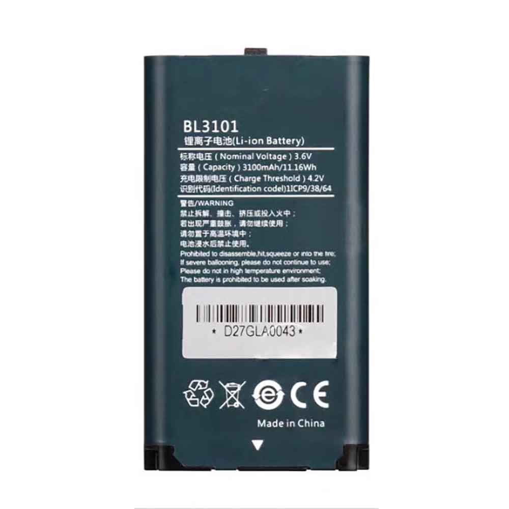 3.6V 3100mAh BL3101 Radio Communication Battery for Hytera PNC370