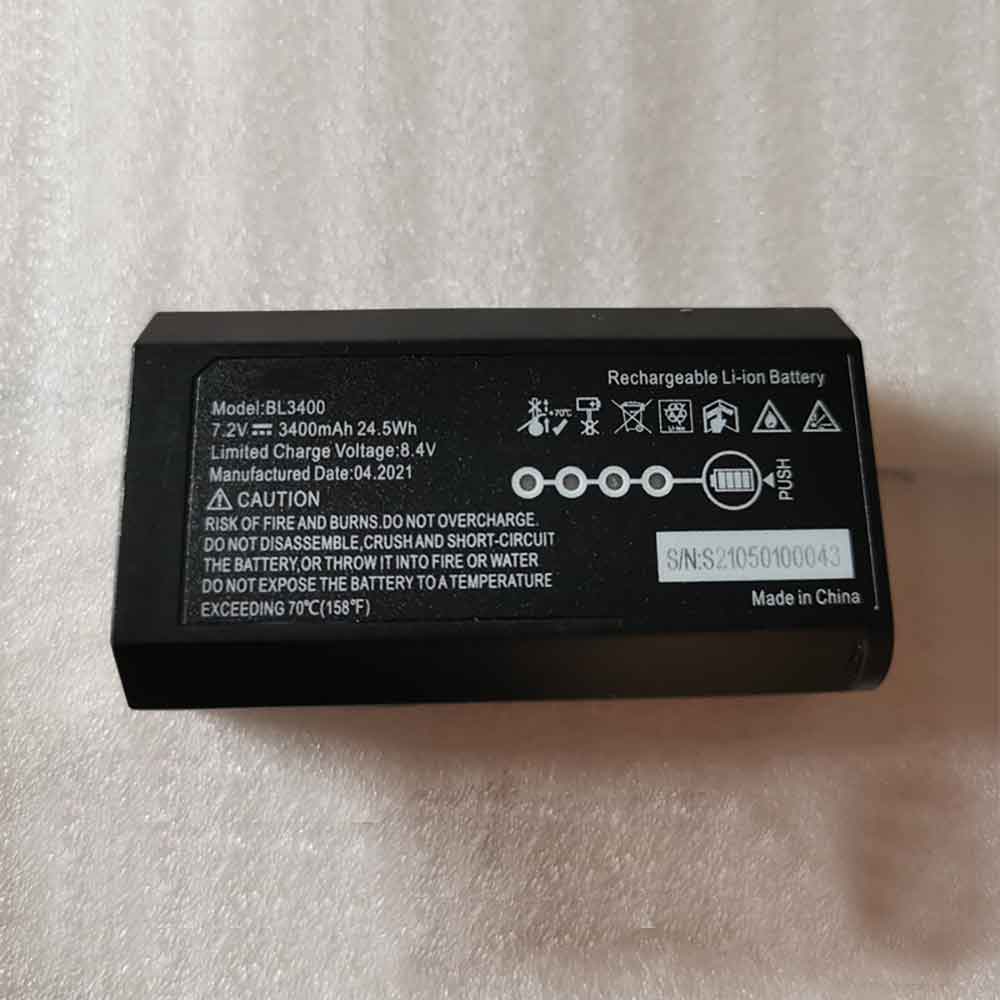 7.2V 3400mAh BL3400 Camera Battery for Qianxunsi BL3400