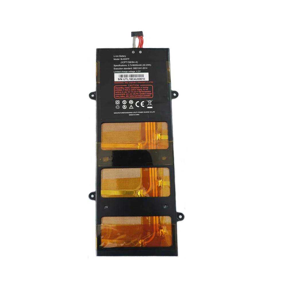 3.7V 6000mAh BL600FP Tablet Battery for Ruggear RG910