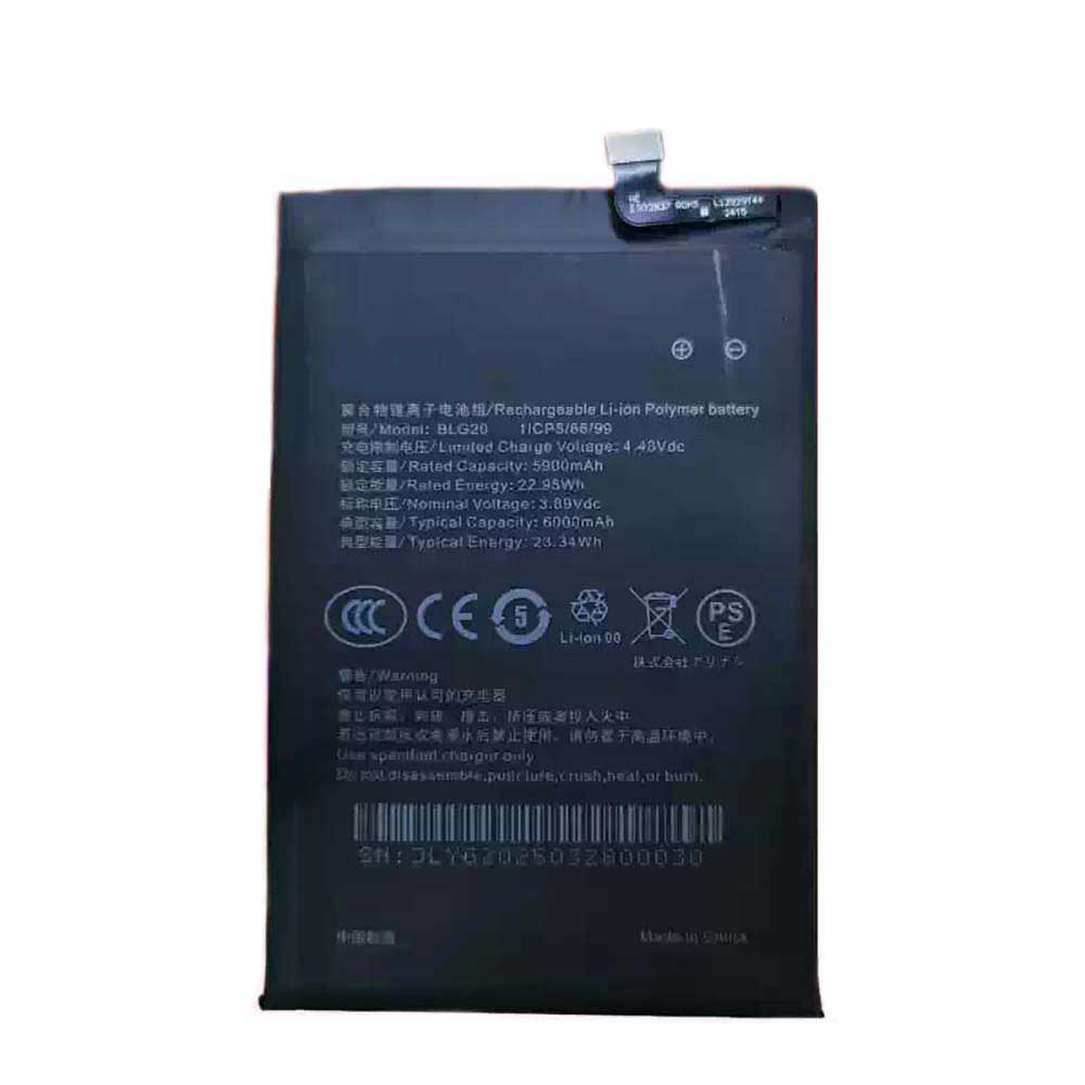 3.89V 6000mAh BLG20 Smartphone Battery for Umidigi BLG20