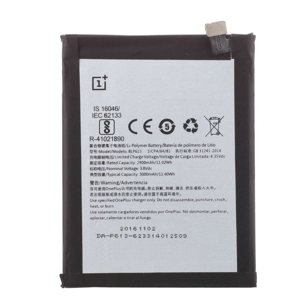 3.8V 3000mAh ONEPLUS 3 A3000 A3003 Replacement Battery