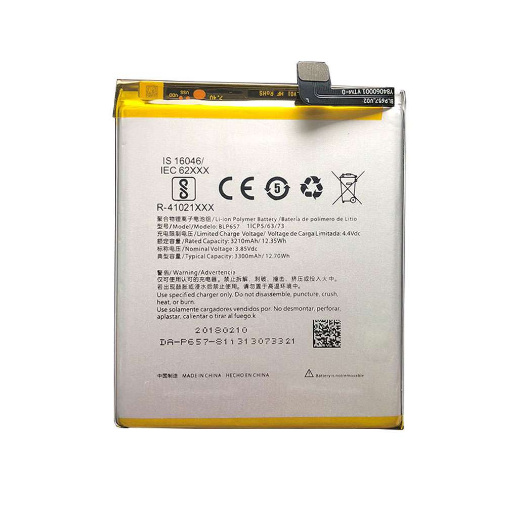 3.85V 3210mAh/12.35WH Oneplus 6 Replacement Battery