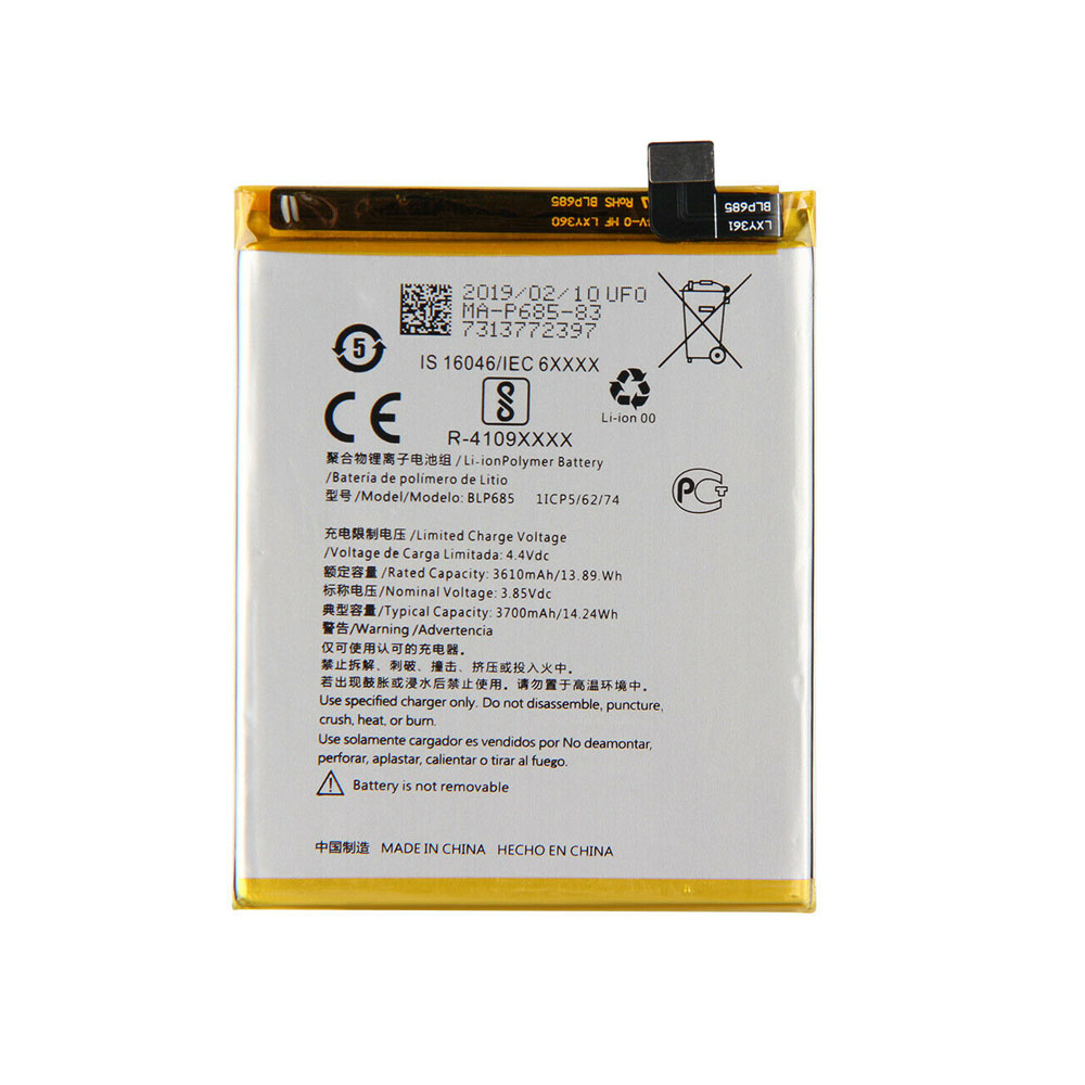 7.4V/8.4V 5000mAh/34Wh BLP685 Smartphone Battery for OnePlus 6T