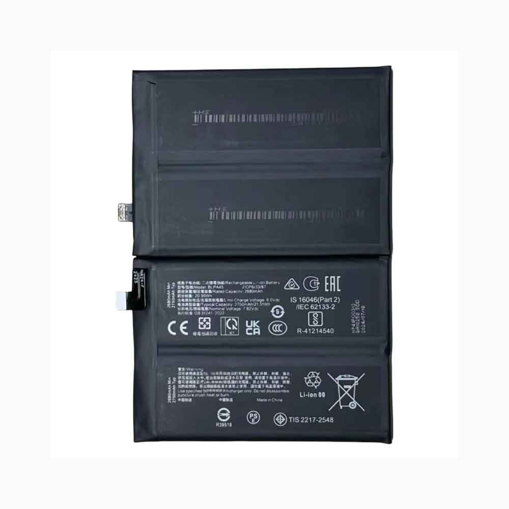 7.82V 2680mAh BLPA45 Smartphone Battery for OnePlus Ace 3V